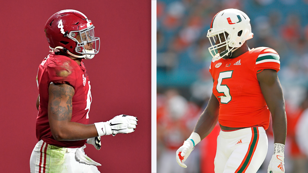 Saturday College Football Best Bets for Alabama vs. Miami: How to Bet Today’s Chick-fil-A Kickoff Game (Sept. 4) article feature image
