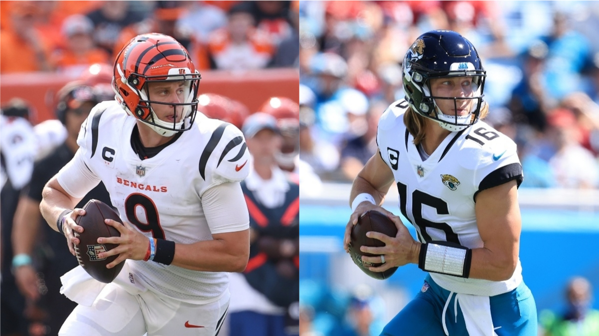 Bengals vs. Jaguars Odds, Promo: Bet $20, Win $205 if Burrow or Lawrence Completes a Pass! article feature image