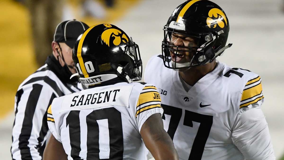 Iowa vs. Indiana Odds, Promo: Win $200 if the Hawkeyes Score a Touchdown! article feature image