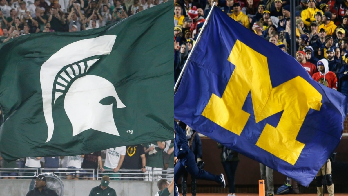 College Football Odds & Promos for Michigan, Michigan State: Win Over $400 on a Touchdown! article feature image