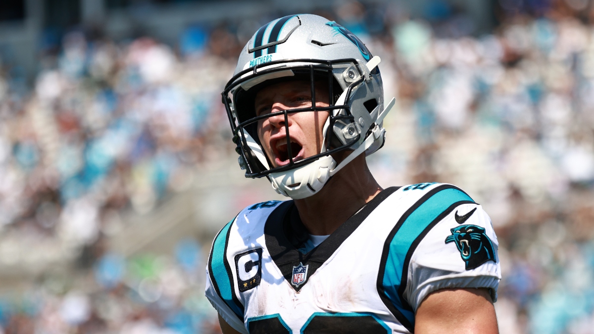 Panthers v. Texans NFL Player Props: These Christian McCaffrey Props Are Most Popular for Thursday Night Football article feature image