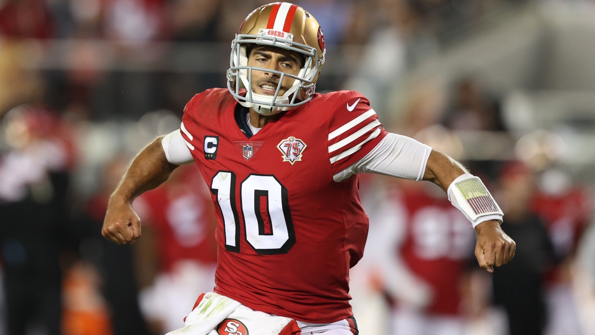 Who Will Trade for Jimmy Garoppolo? Betting Market Leans Toward Seahawks, Dolphins & Texans article feature image