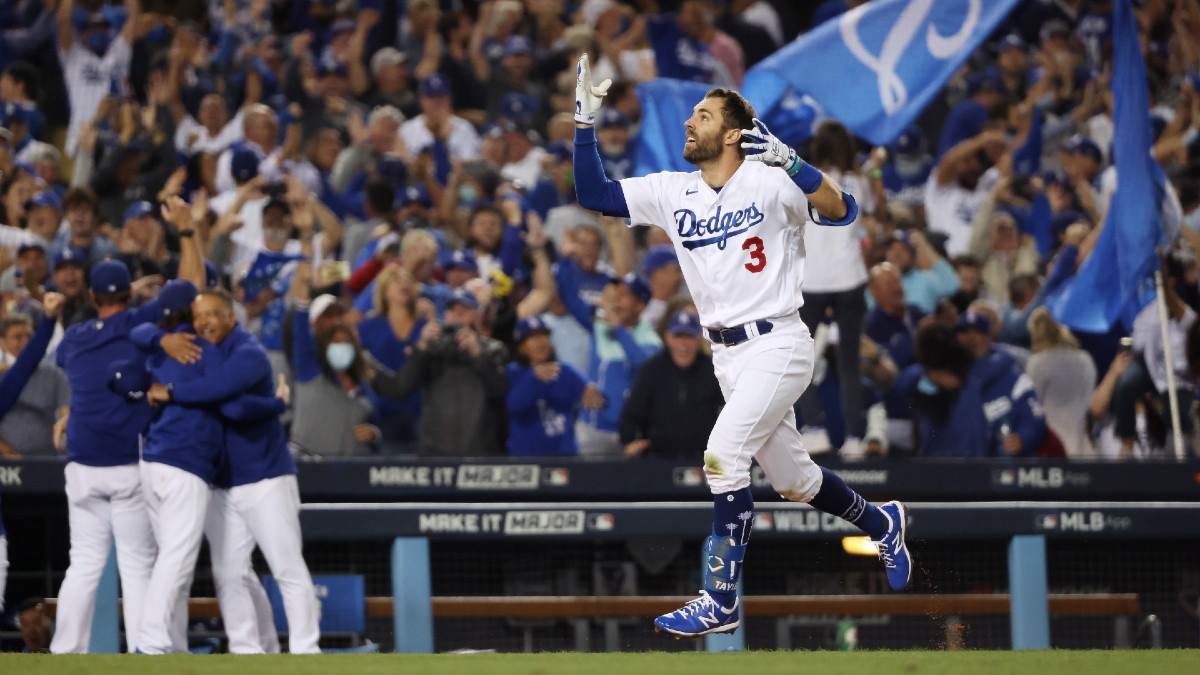MLB Odds, Picks, Projections: How To Bet Friday’s Four Division Series Matchups, Including Dodgers-Giants (October 8) article feature image