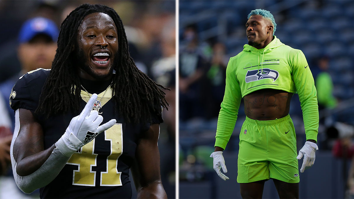 Saints vs. Seahawks Most Popular Player Props: Can Alvin Kamara, DK Metcalf Carry Teams on Monday Night Football? article feature image