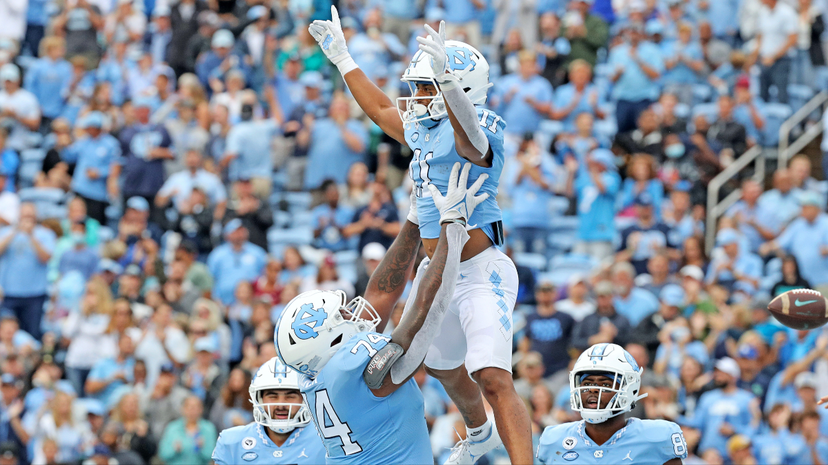 Week 7 College Football Odds, Picks: Our Staff’s Best Bets for Saturday Afternoon, Including North Carolina vs. Miami article feature image