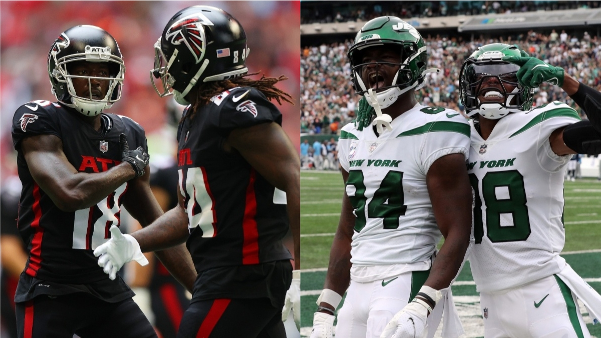 Jets vs. Falcons Odds, Promos: Get a Risk-Free Bet Up to $5,000 on Either Team, More! article feature image