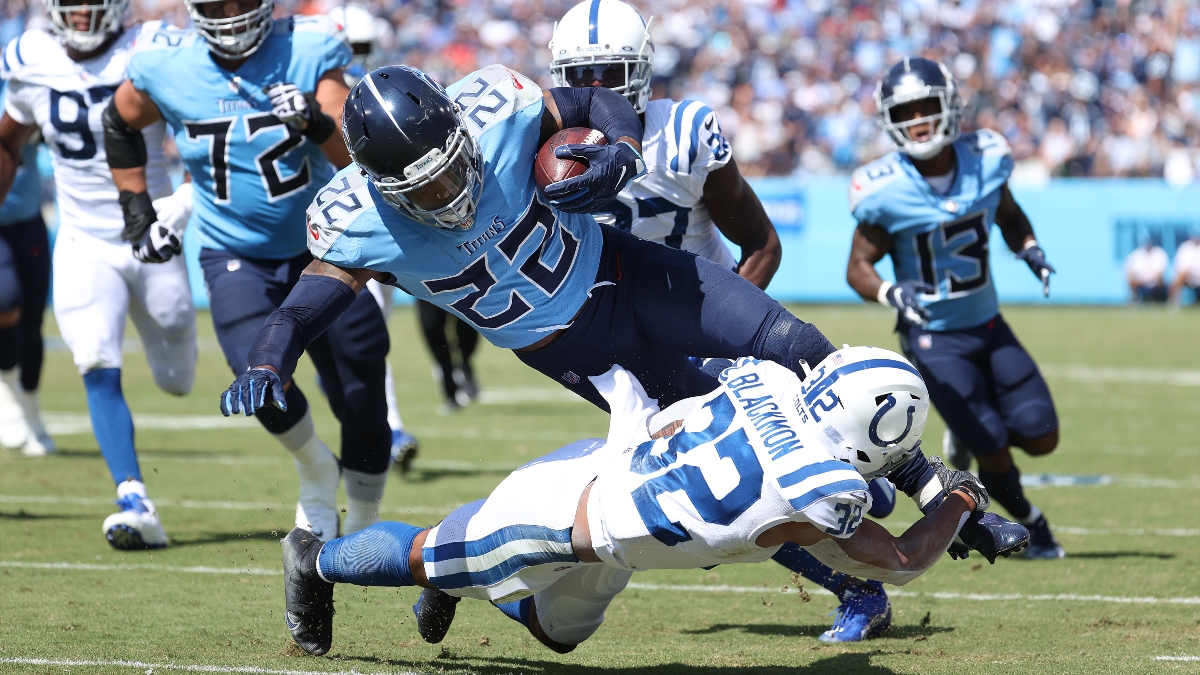 Titans vs. Colts Odds, Promo: Bet $1, Win $100 if Either Team Scores a TD! article feature image