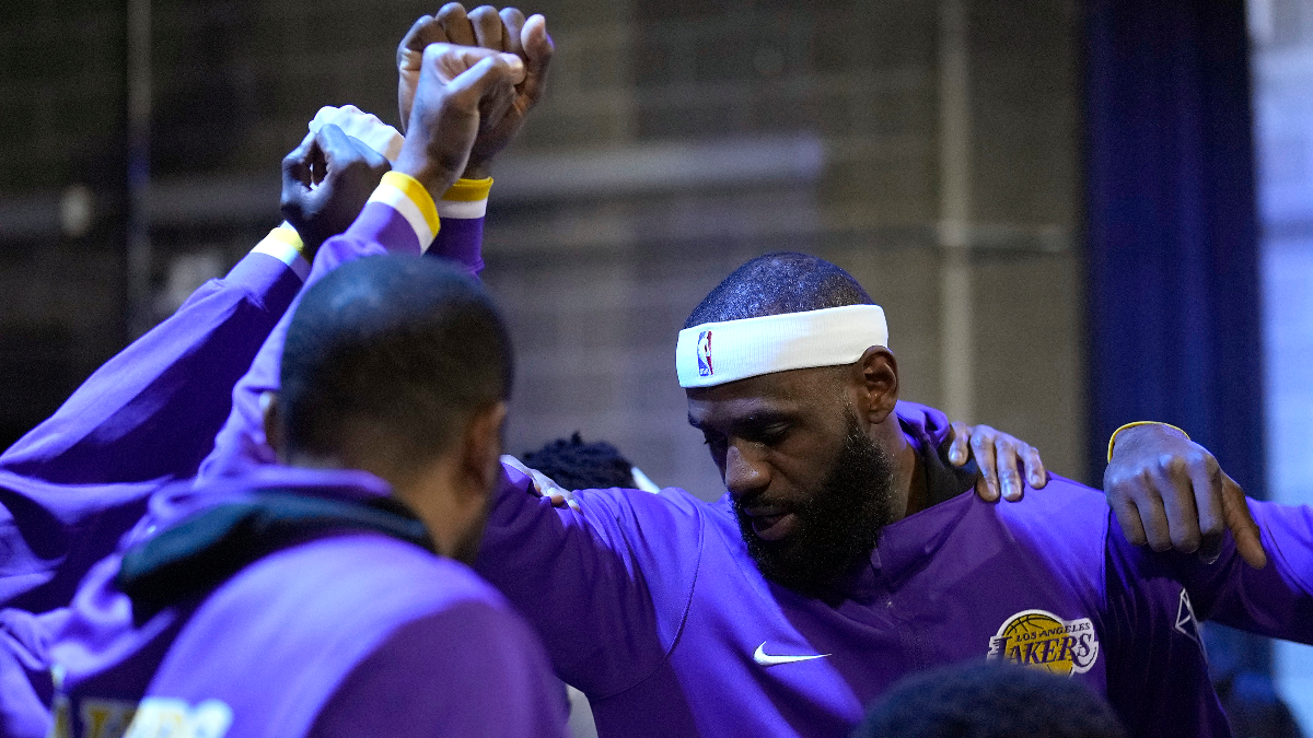 NBA Win Total Odds & Pick: Can LeBron James and the Los Angeles Lakers Lead the West? article feature image