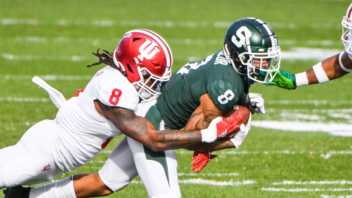 Michigan State vs. Indiana Odds, Promo: Bet $1, Win $100 if Either Team Scores a TD! article feature image