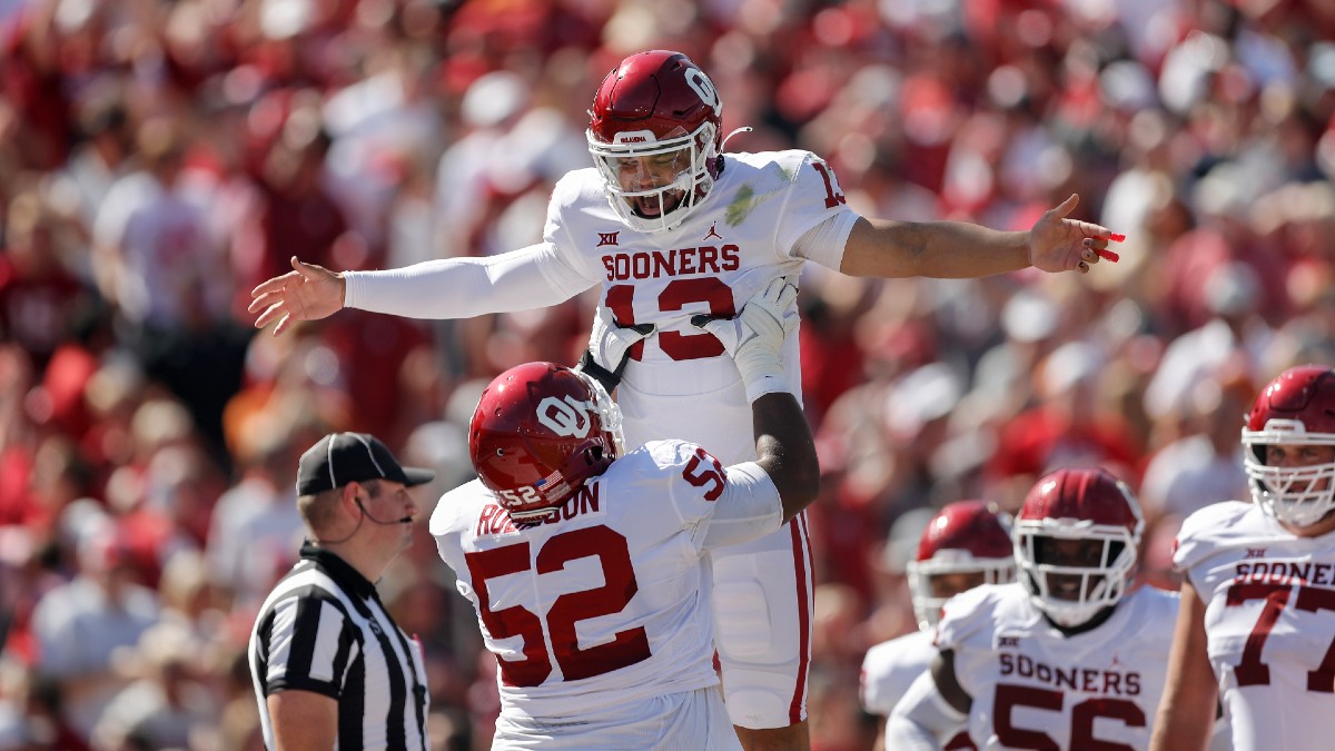 Oklahoma vs. Kansas Odds, Promo: Bet $5,000 on the Sooners Risk-Free! article feature image