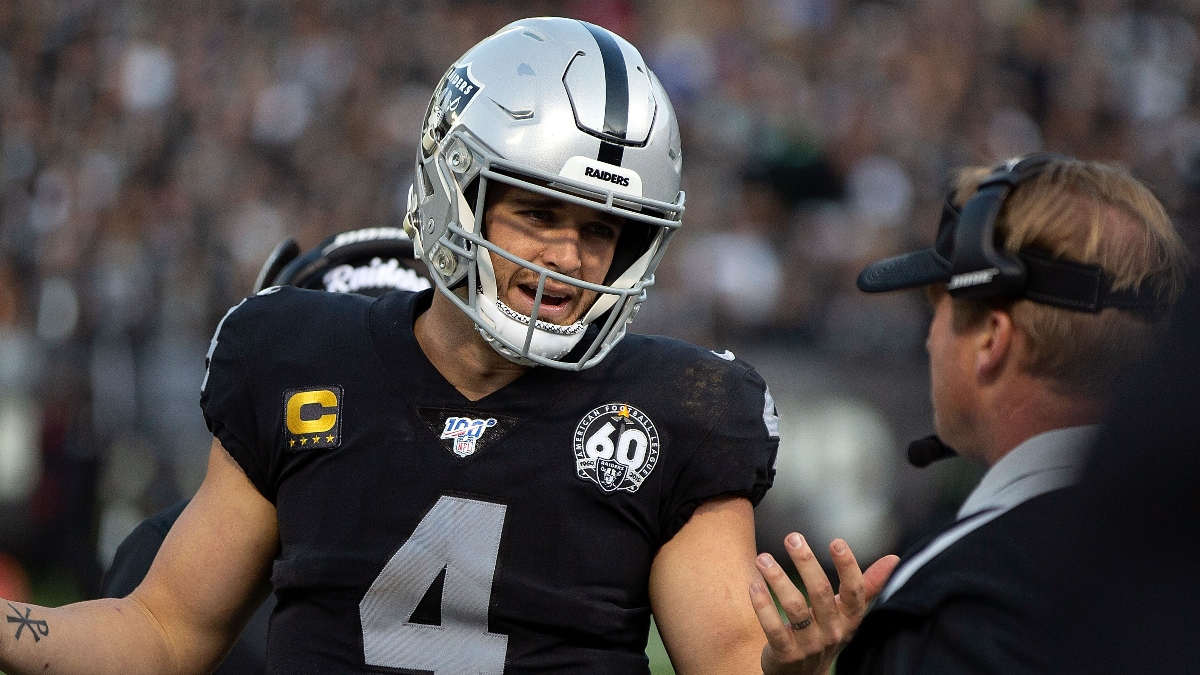 How Raiders Odds vs. Broncos Change Without Jon Gruden, Plus AFC West Race Projections article feature image
