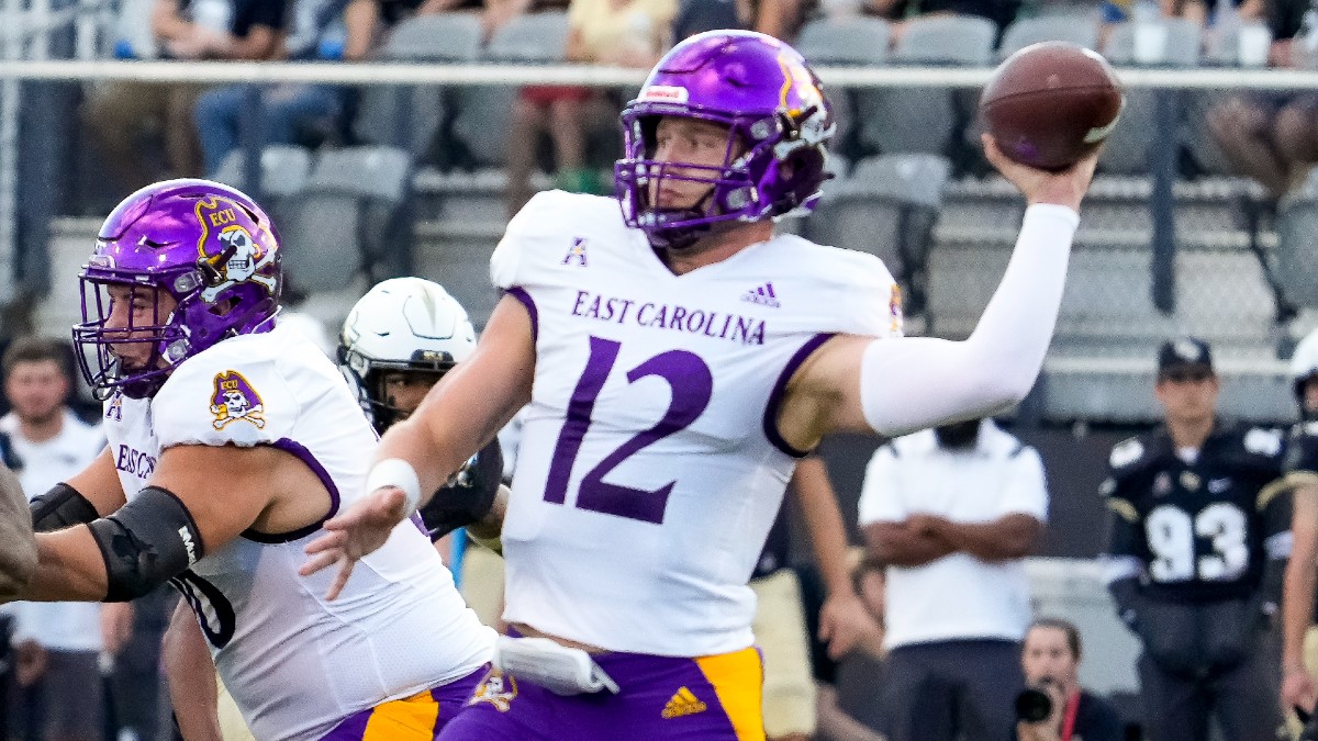 College Football Odds Friday: East Carolina vs. BYU Betting Model Picks & Predictions article feature image