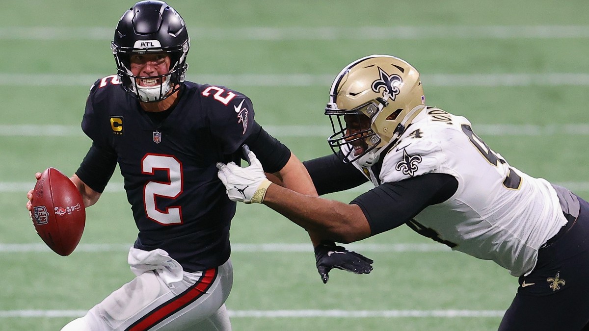 Falcons vs. Saints Odds, Best Bets: 2 Top-Rated NFL Systems Aligned on Week 9 Spread article feature image