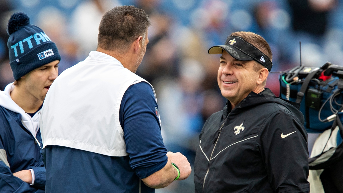 Titans odds-saints odds-predictions-Mike Vrabel-Sean Payton