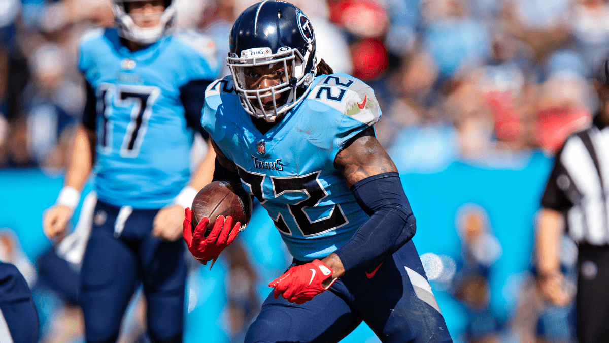 Derrick Henry Prop Bets & Titans Odds Movement After Running Back’s Foot Injury article feature image