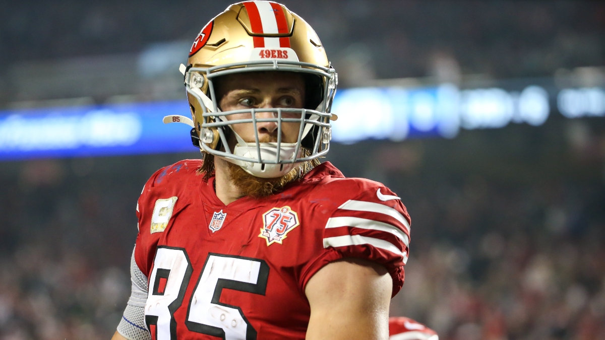 NFL picks: Player prop bets for 49ers TE George Kittle vs. Eagles in NFC  Championship - DraftKings Network