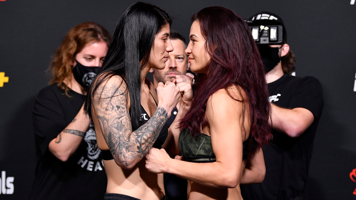UFC Fight Night Odds, Picks & Projections: Best Bets for Ketlen Vieira vs. Miesha Tate & Pat Sabatini vs. Tucker Lutz article feature image