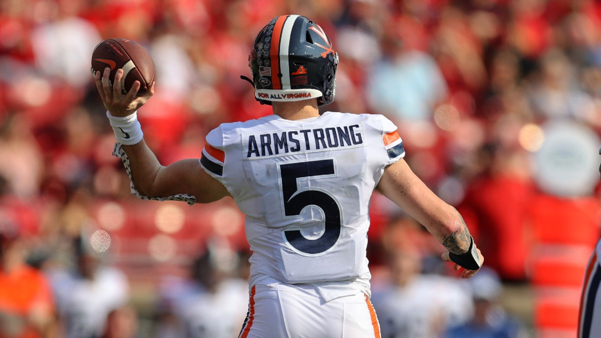 Virginia vs. Pitt: If Armstrong Plays, Target Over/Under Image