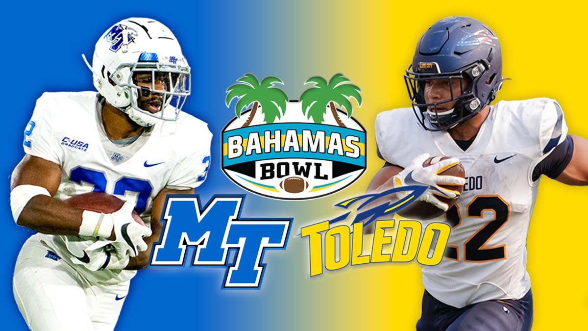 Middle Tennessee vs. Toledo Bahamas Bowl Odds & Picks: How to Bet the First Game of College Football’s Postseason article feature image