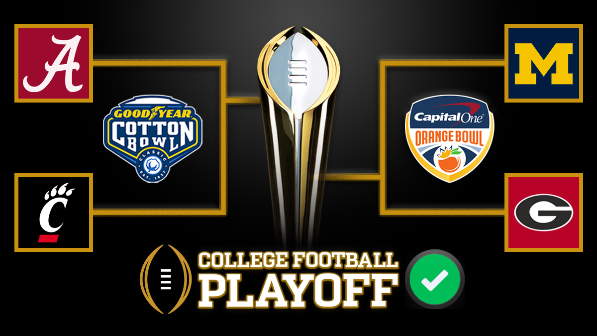 College Football Playoff Odds, Predictions, Best Bets: Our Staff’s Top Picks for Friday’s CFP Semifinals article feature image