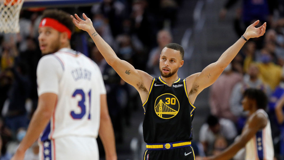 Stephen Curry Tracker Odds: Will the 3-Point Record Fall vs. the 76ers? article feature image