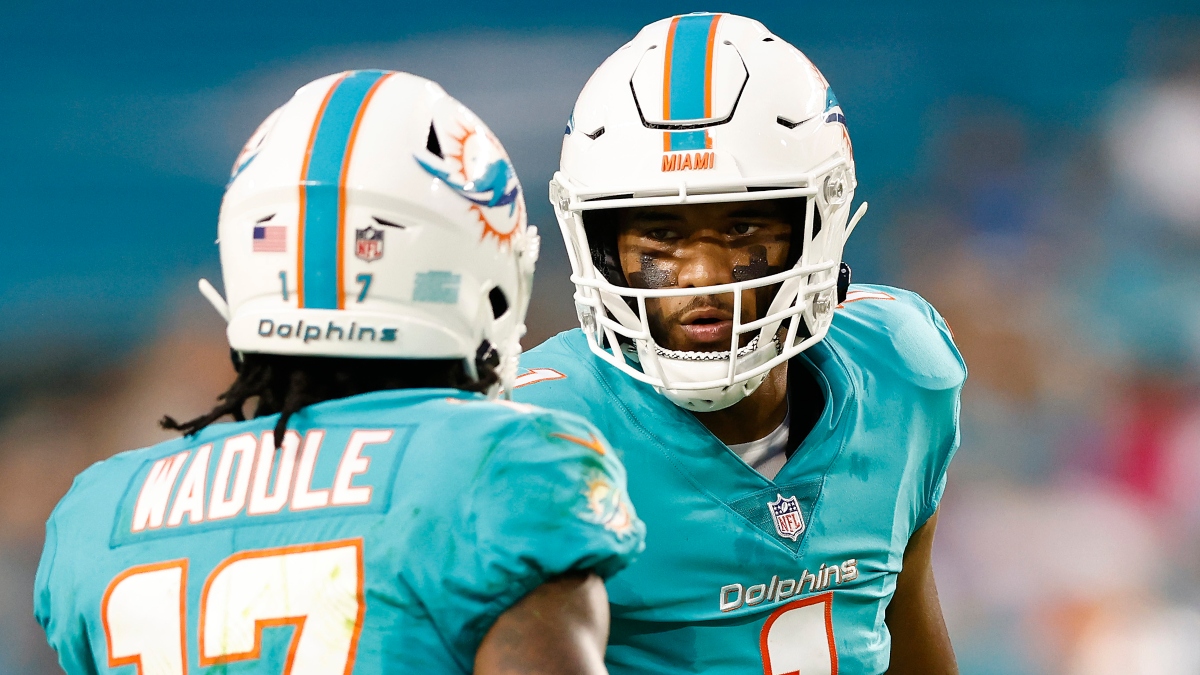 Start Tua Tagovailoa? Trade For Jaylen Waddle? Keep Cam Newton? Answering Week 13 Fantasy Football Questions article feature image