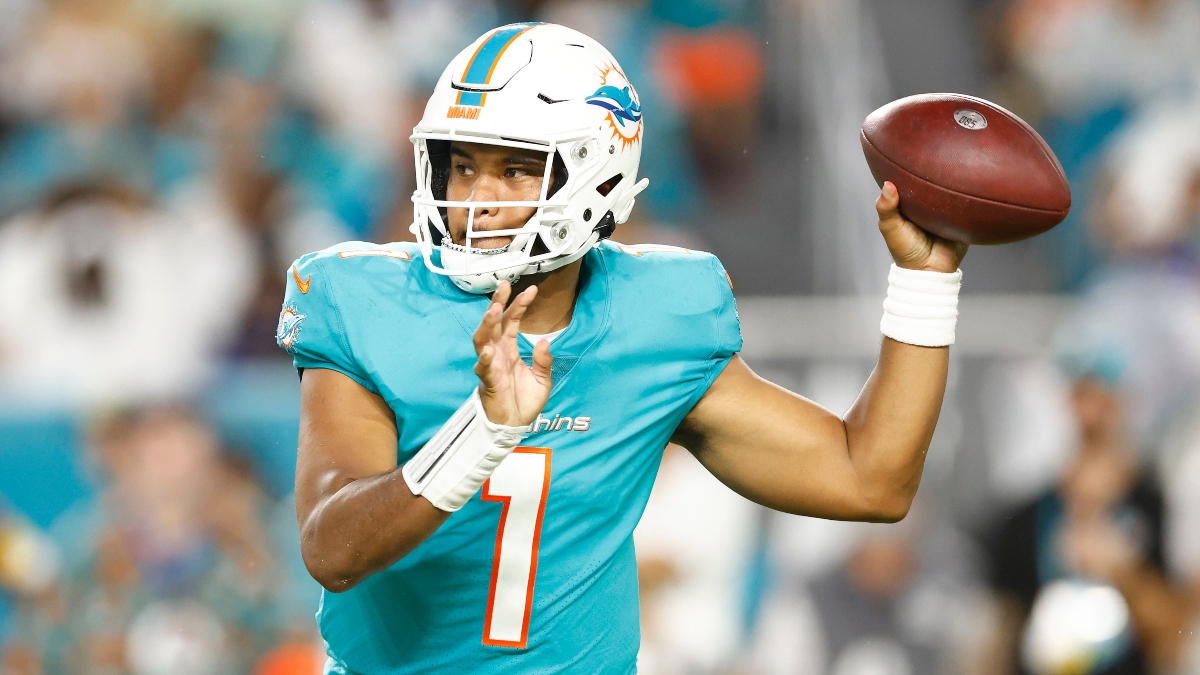 Dolphins vs. Saints Odds, Promos: Bet $10, Win $200 if Tua Throws for 1+ Yard, and More! article feature image