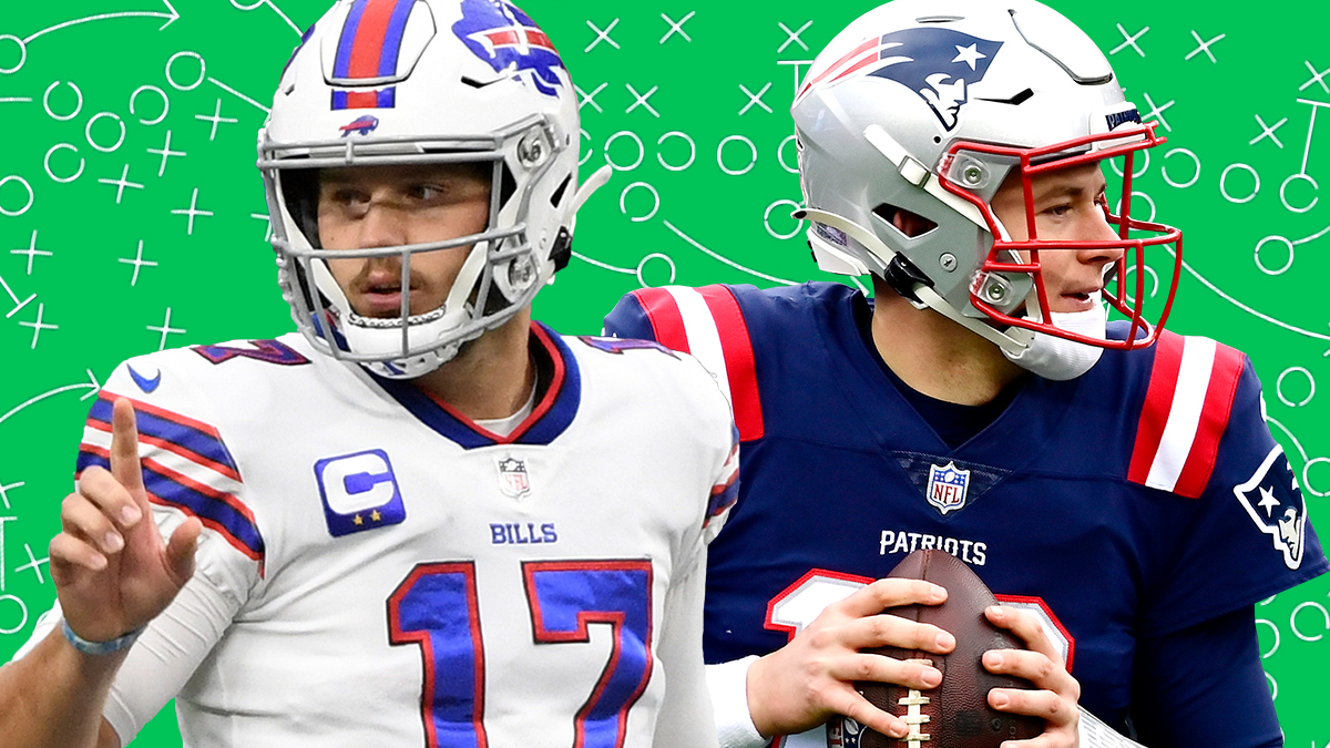 Bills vs. Patriots Odds, Predictions: Josh Allen Favored vs. Mac Jones In Wild Card Round of 2022 NFL Playoffs article feature image