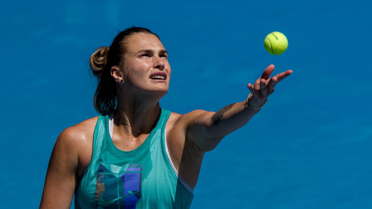 Aryna Sabalenka vs Storm Sanders: WTA Australian Open Round One Odds & Analysis (Jan. 18) article feature image
