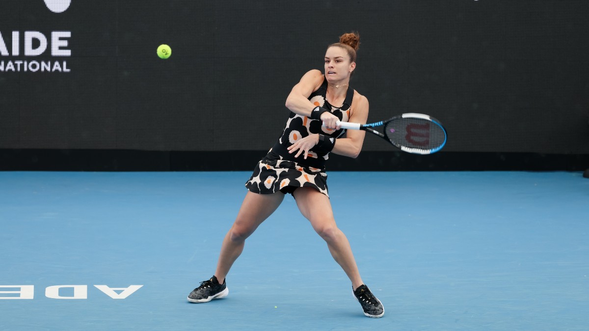WTA Adelaide International Tennis Tournament Odds, Picks, Predictions: How to Fade Maria Sakkari against Shelby Rogers (Jan. 4) article feature image