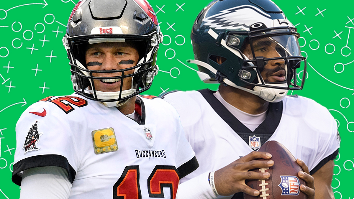 Bucs vs. Eagles Odds, Predictions: Tom Brady and Co. Are Big Wild Card Favorites For 2022 NFL Playoffs article feature image