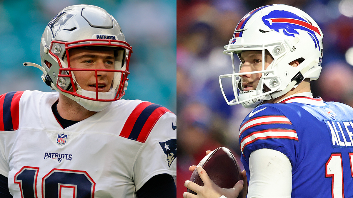 NFL Playoff Odds, Picks, Predictions For Patriots vs. Bills: Trust Mac Jones or Josh Allen To Cover Wild Card? article feature image
