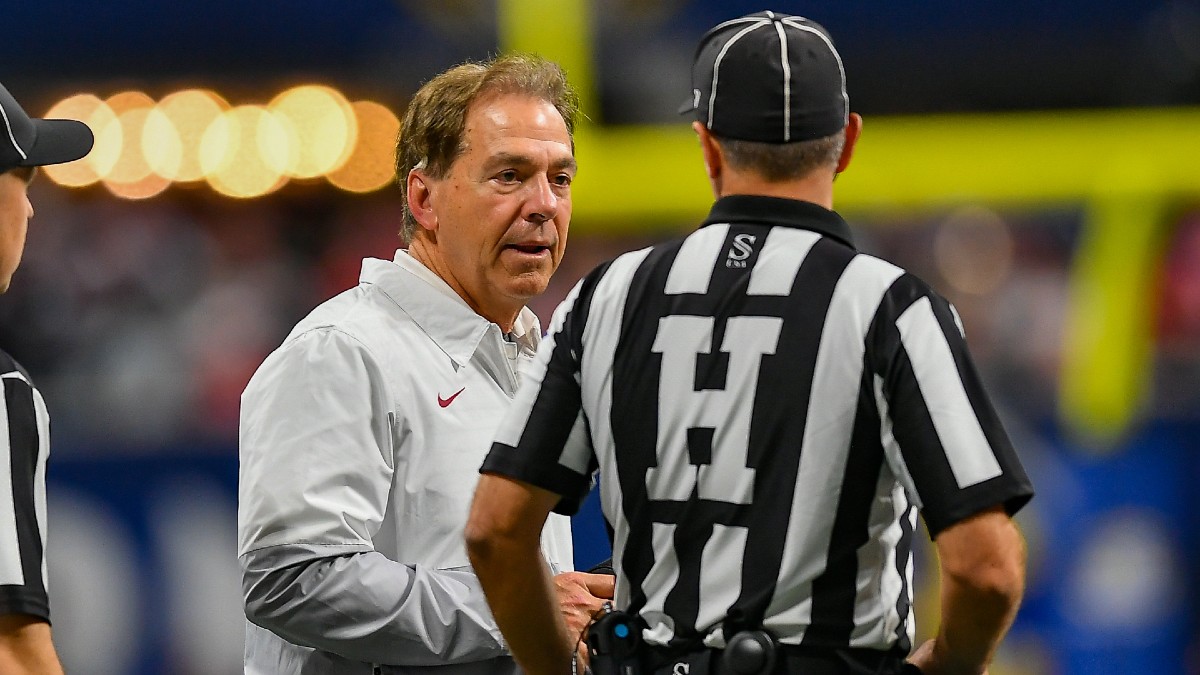 Alabama vs. Georgia Officiating Crew: What Monday’s Referees Mean for Bettors article feature image