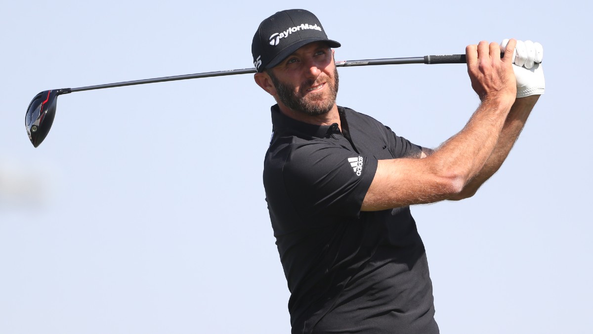 2022 genesis invitational odds-picks-first round leader-dustin johnson