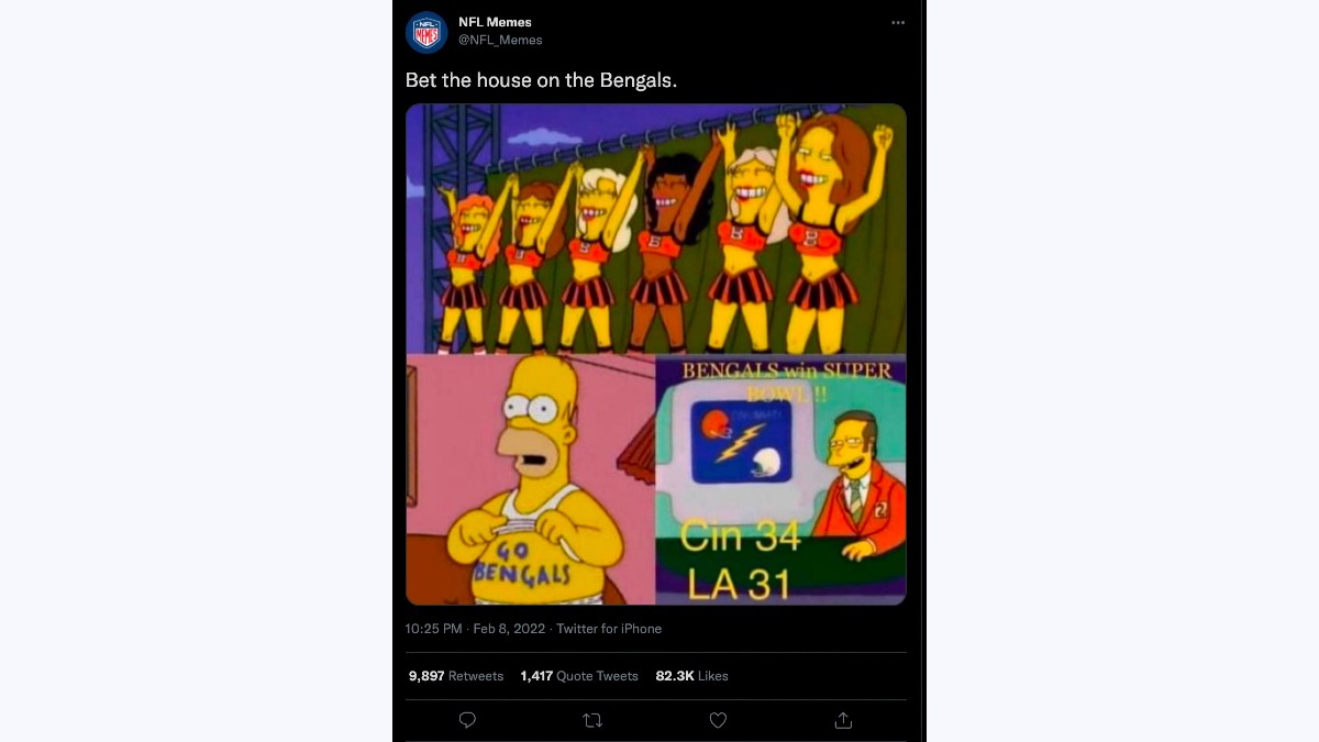 Simpsons Super Bowl Photoshop Dupes Bettors Into 34-31 Exact Score Props