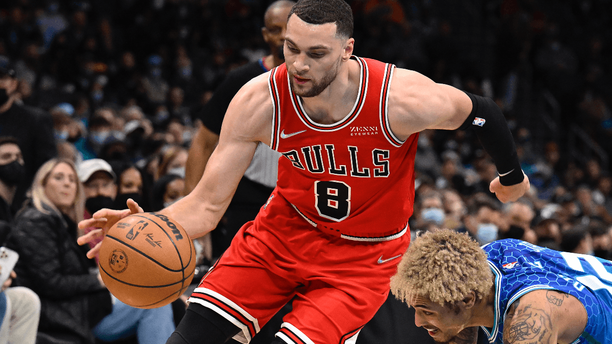 Zach LaVine Misses Assist Prop By One Amidst Debatable Play During Bulls vs. Hornets article feature image