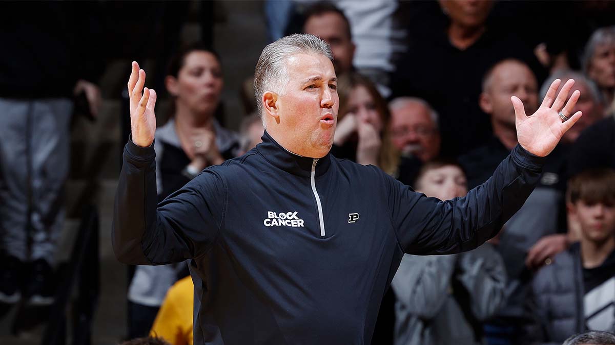 Purdue vs. Saint Peter’s March Madness Odds: Will Matt Painter’s Sweet 16 Woes Continue vs. Peacocks? article feature image