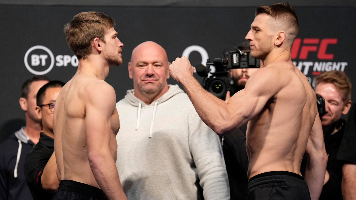 Saturday UFC Fight Night Odds, Picks, Projections: Best Bets for Nikita Krylov vs. Paul Craig and Arnold Allen vs. Dan Hooker (March 19) article feature image
