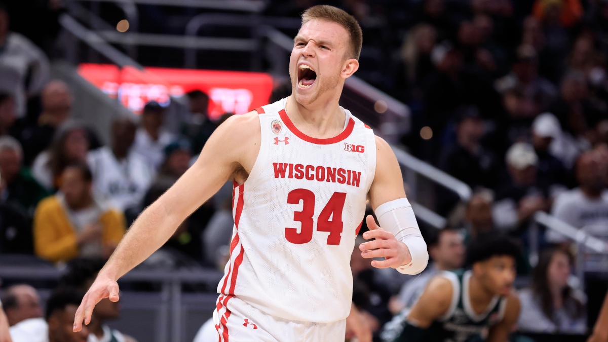 Davidson vs. Michigan State, Colgate vs. Wisconsin Picks: Betting Model Predictions for Friday’s March Madness article feature image