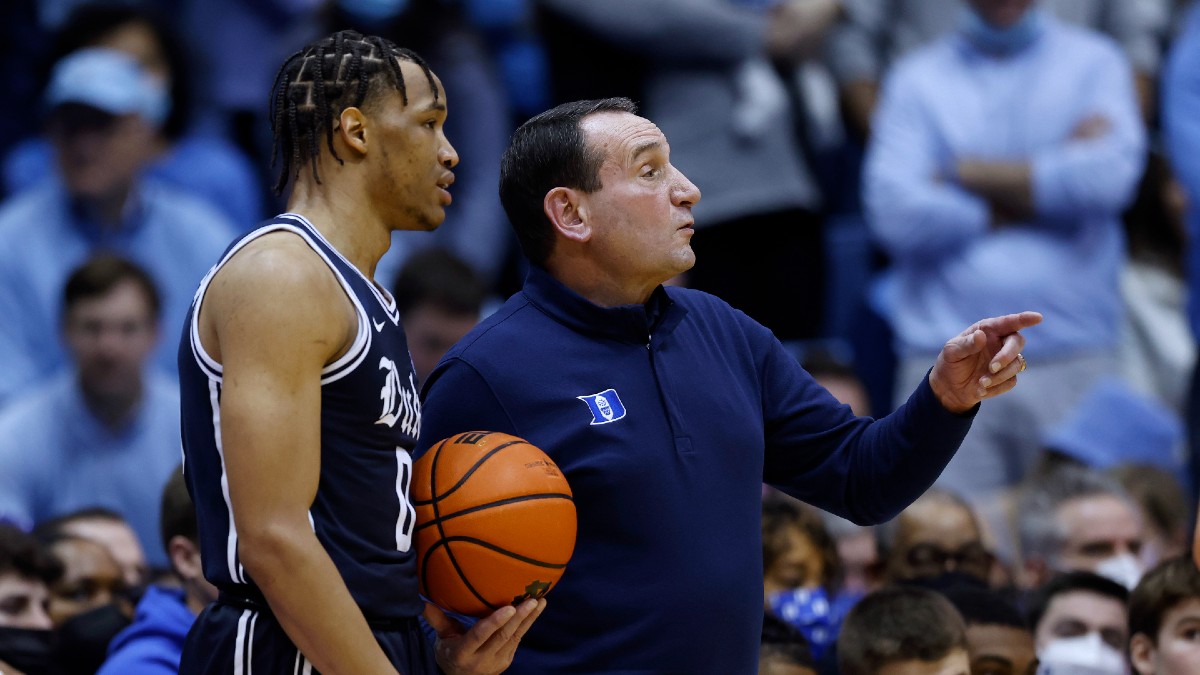 Duke vs. UNC Final Four Odds: Coach K’s Experience Has Been Historically Profitable in the NCAA Tournament’s Late Stages article feature image
