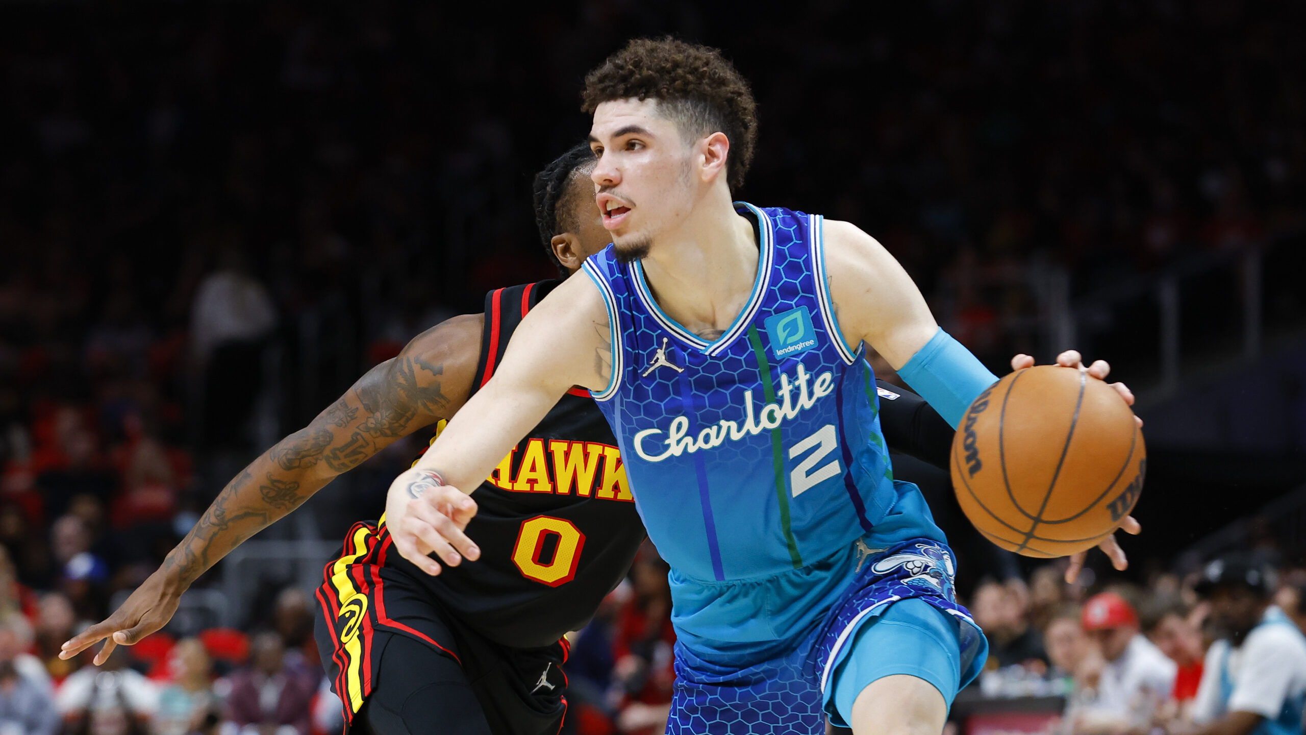 Hornets LaMelo Ball Throws Up Last-Second Prayer in Blowout Game to Try to Cash the Over article feature image