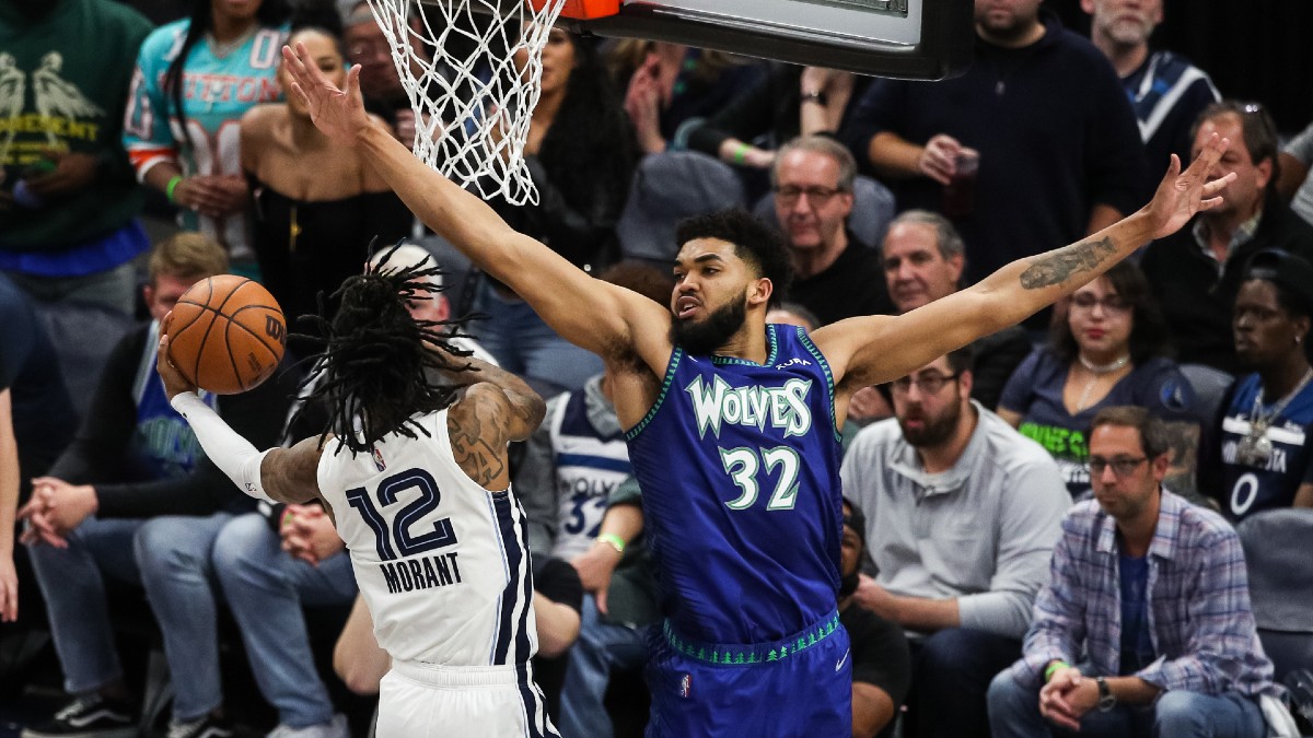 Saturday NBA Betting Odds, Predictions, Picks: Mavericks-Jazz, Grizzlies-Timberwolves Totals Hit By Sharp Money (April 23) article feature image