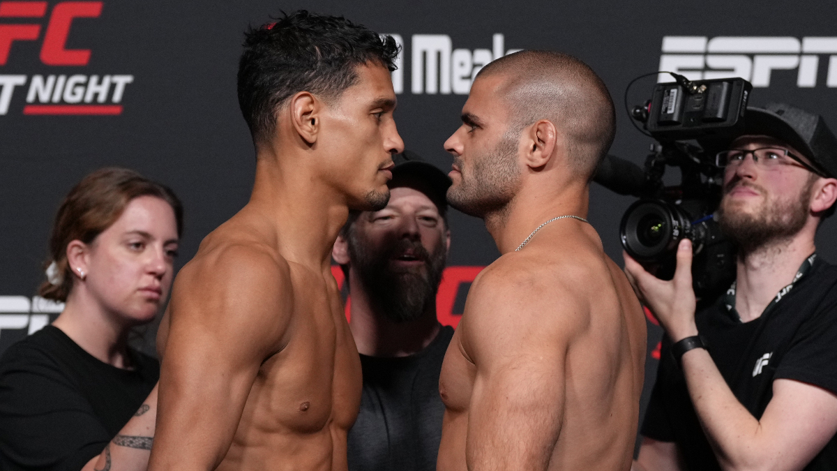 UFC Fight Night Odds, Best Bets: Our Betting Picks for Devin Clark vs. William Knight and Miguel Baeza vs. Andre Fialho (April 16) article feature image