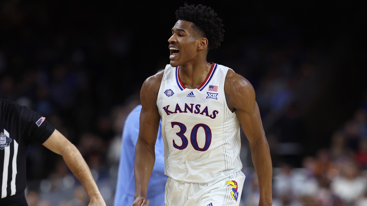 2022 Most Outstanding Player Odds: Ochai Agbaji Takes College Basketball’s Biggest Individual Crown After Kansas’ Historic Comeback Victory article feature image