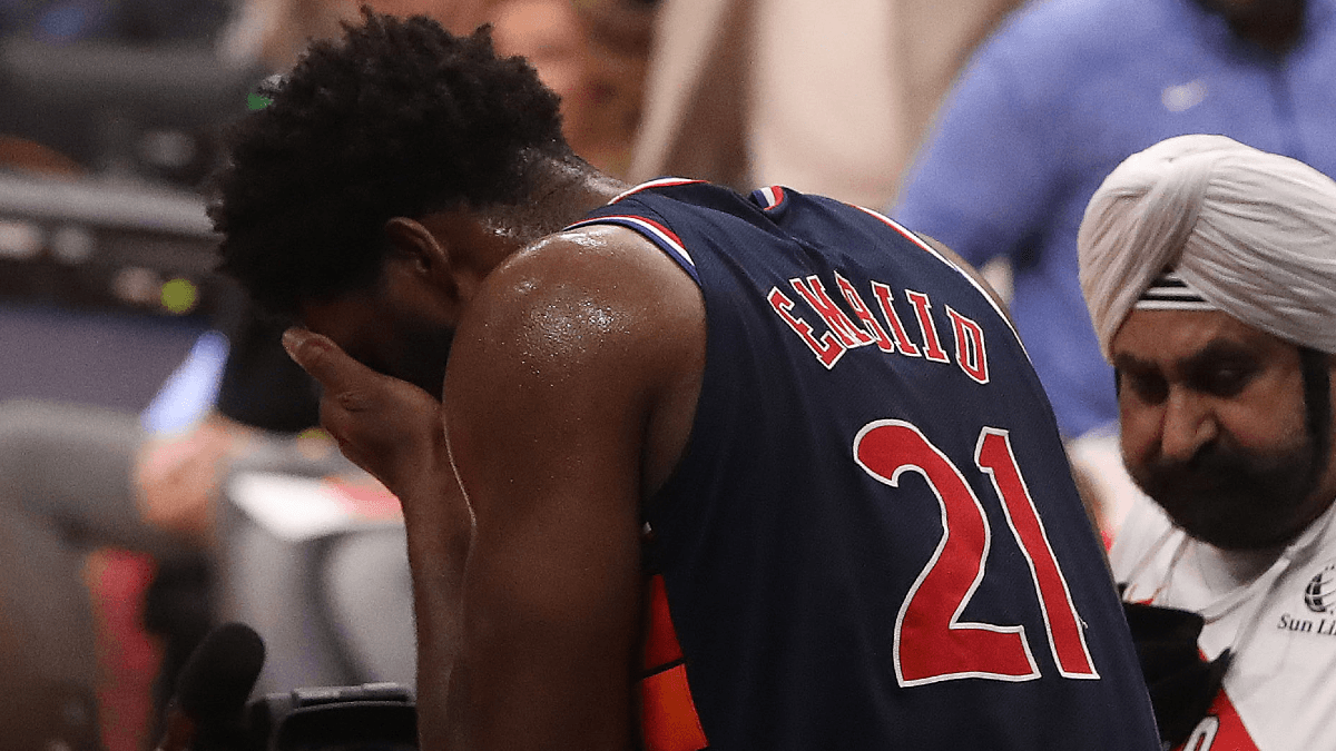 Joel Embiid Injury Update: Betting Odds Shift As 76ers Star’s Status is Upgraded vs. Heat in Game 3 article feature image
