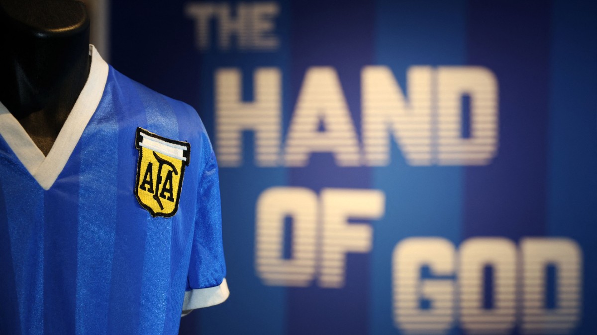 Diego Maradona’s “Hand of God” Jersey Sells for Collectible Record $8.9 Million article feature image