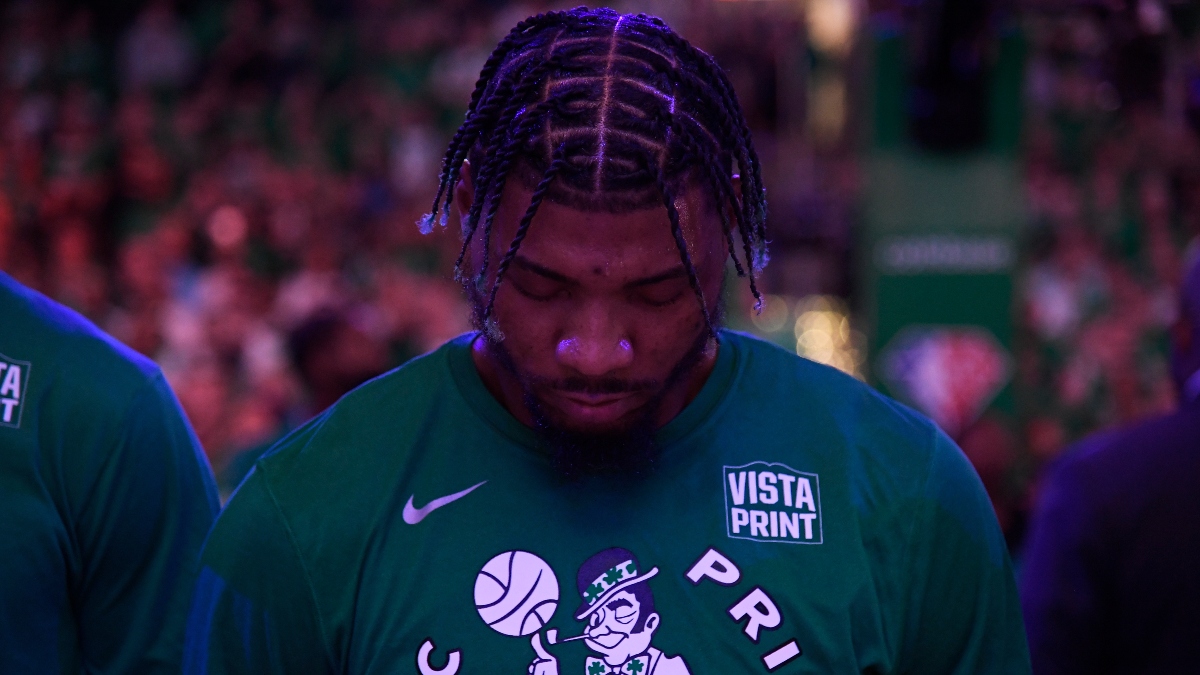 Celtics vs. Warriors Single Game Parlay Picks: Marcus Smart, Andrew Wiggins Props for Game 1 (June 2) article feature image