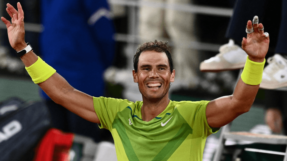 Rafael Nadal Upsets Novak Djokovic in 4-Set Thriller at 2022 French Open, Listed as New Betting Favorite to Win Tournament article feature image