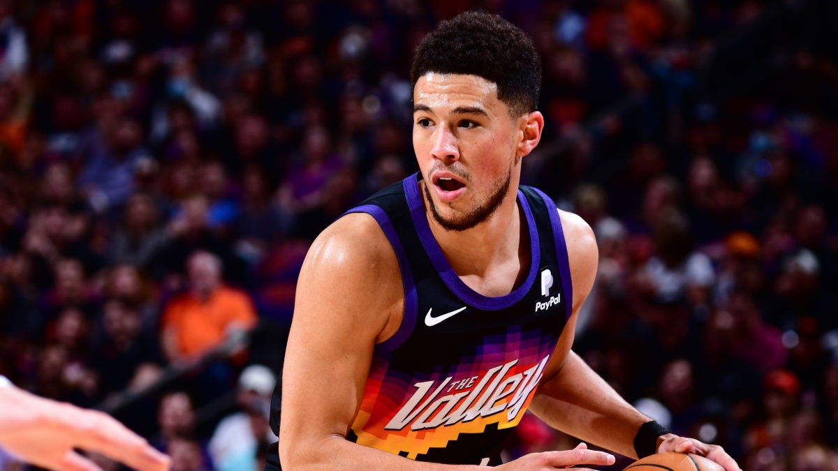 PropBetGuy’s Wednesday NBA Player Prop: A Devin Booker Under To Bet In Mavericks vs. Suns Game 2 article feature image