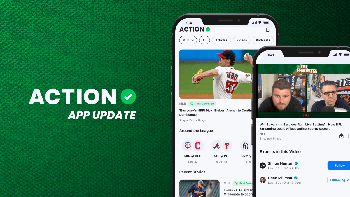 Now in the Action Network App: New Home Tab & Media Center